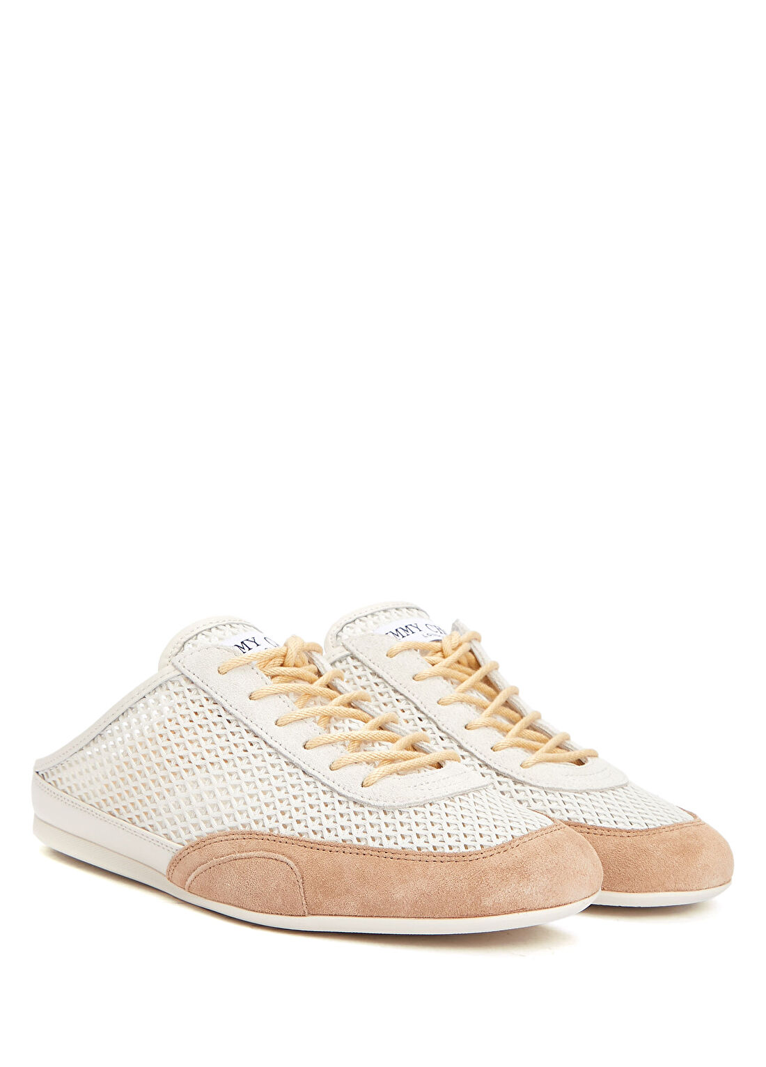 Jimmy Choo Sunny Beyaz Kadın Deri Sneaker görsel 2