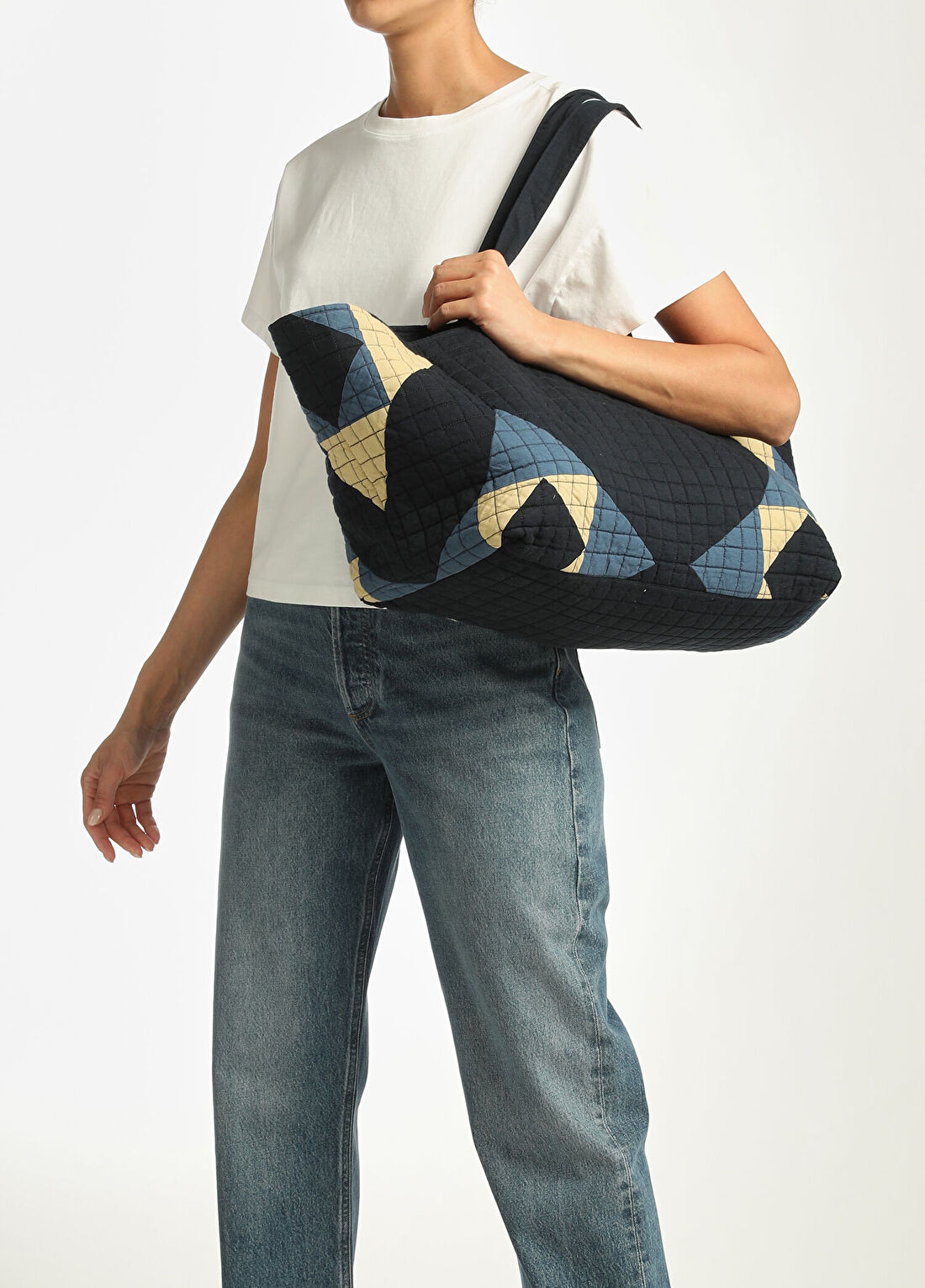 A.P.C. Siyah Sarı Kadın Alışveriş Çantası görsel 2