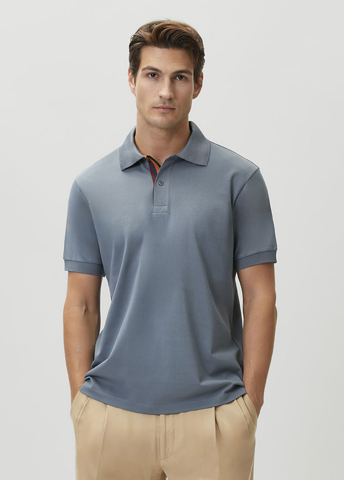 Paul Smith Koyu Mavi Polo Yaka T-shirt