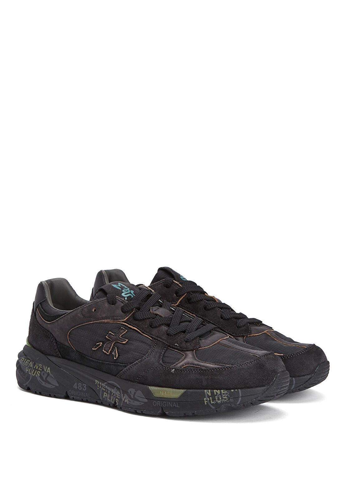 Premiata Mase Siyah Erkek Süet Sneaker görsel 2