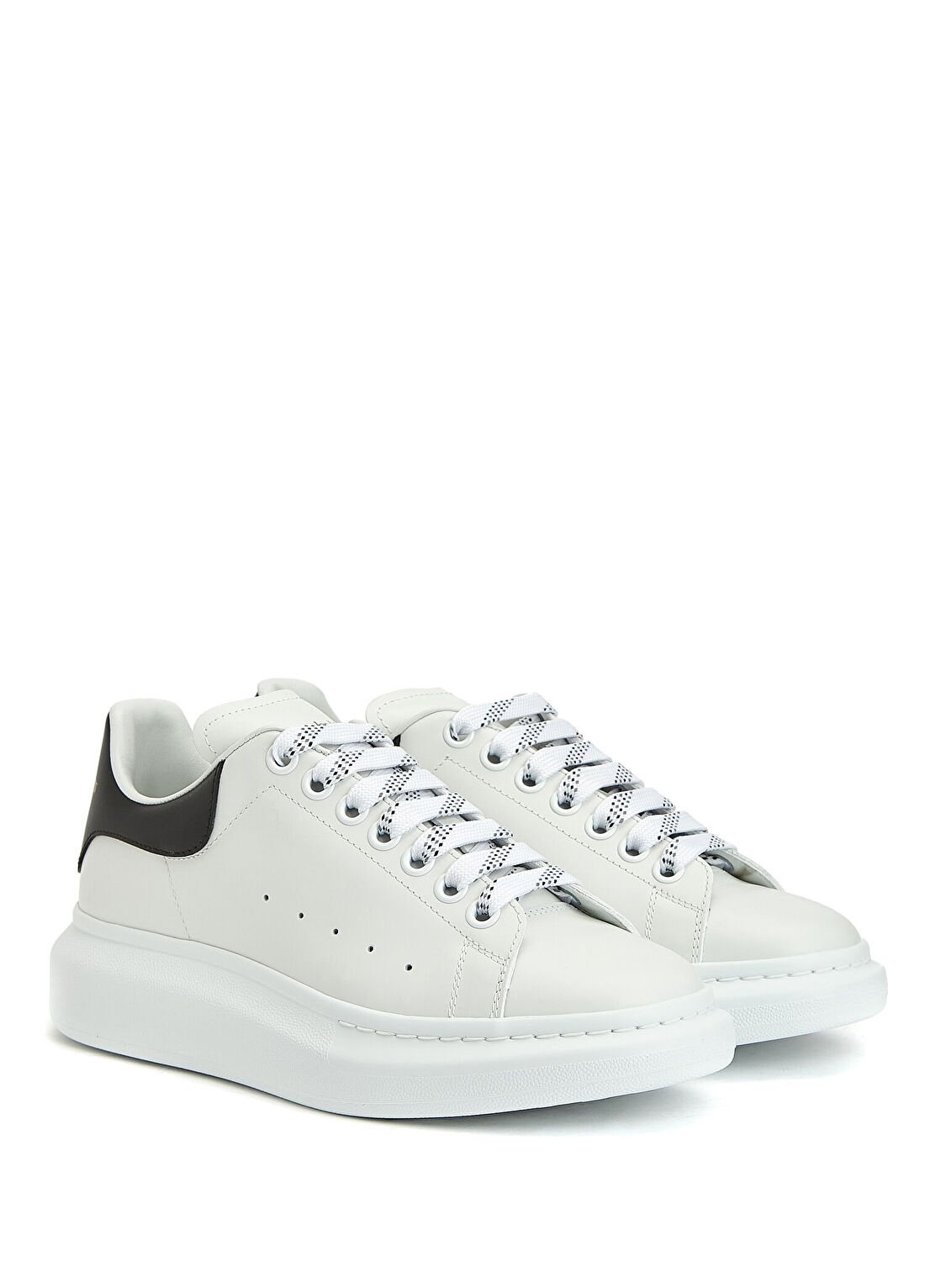 McQueen Oversize Beyaz Erkek Deri Sneaker görsel 2