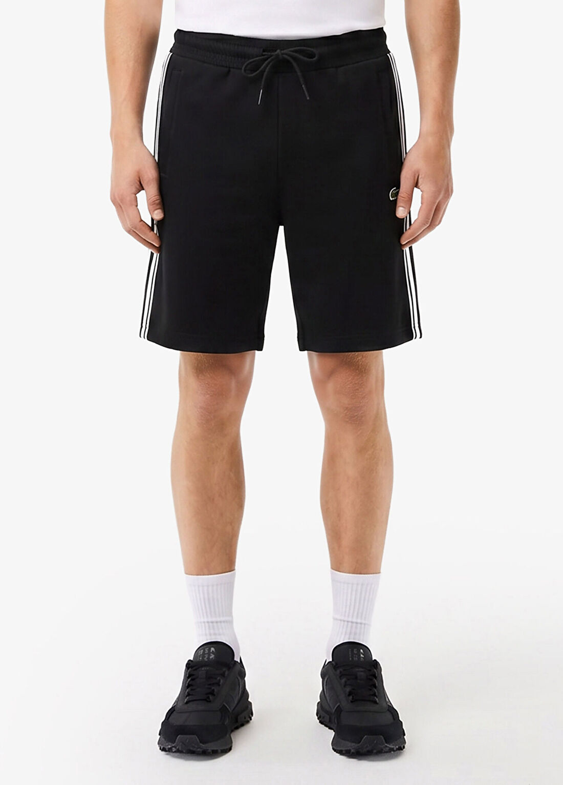 Lacoste Siyah Regular Fit Erkek Şort görsel 2