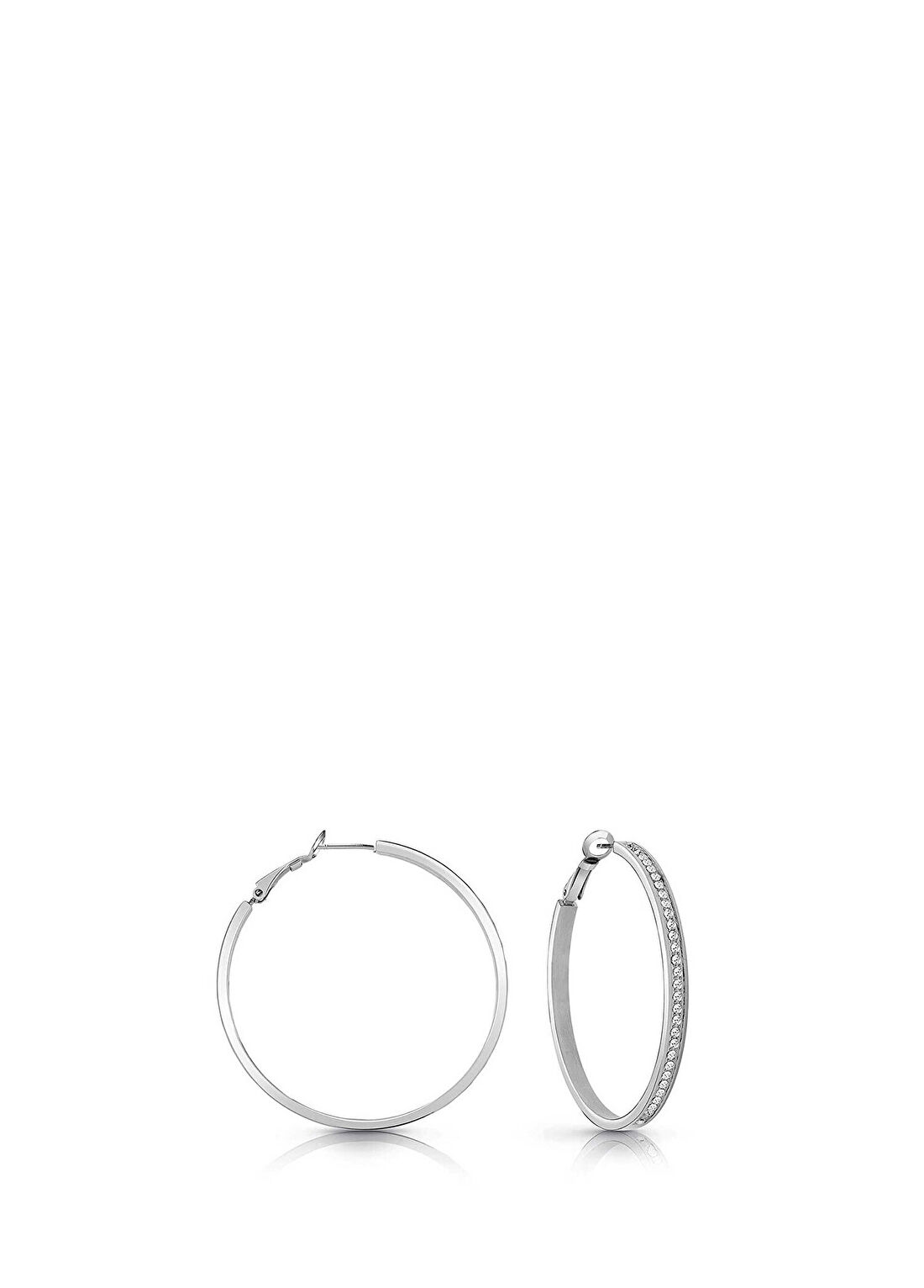 Guess JGUJUBE02247JWRHTU Metalik Gri Çelik Kadın Küpe