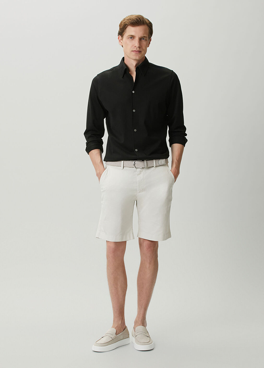 Beymen Collection Taş Yanları Tokalı Bermuda
