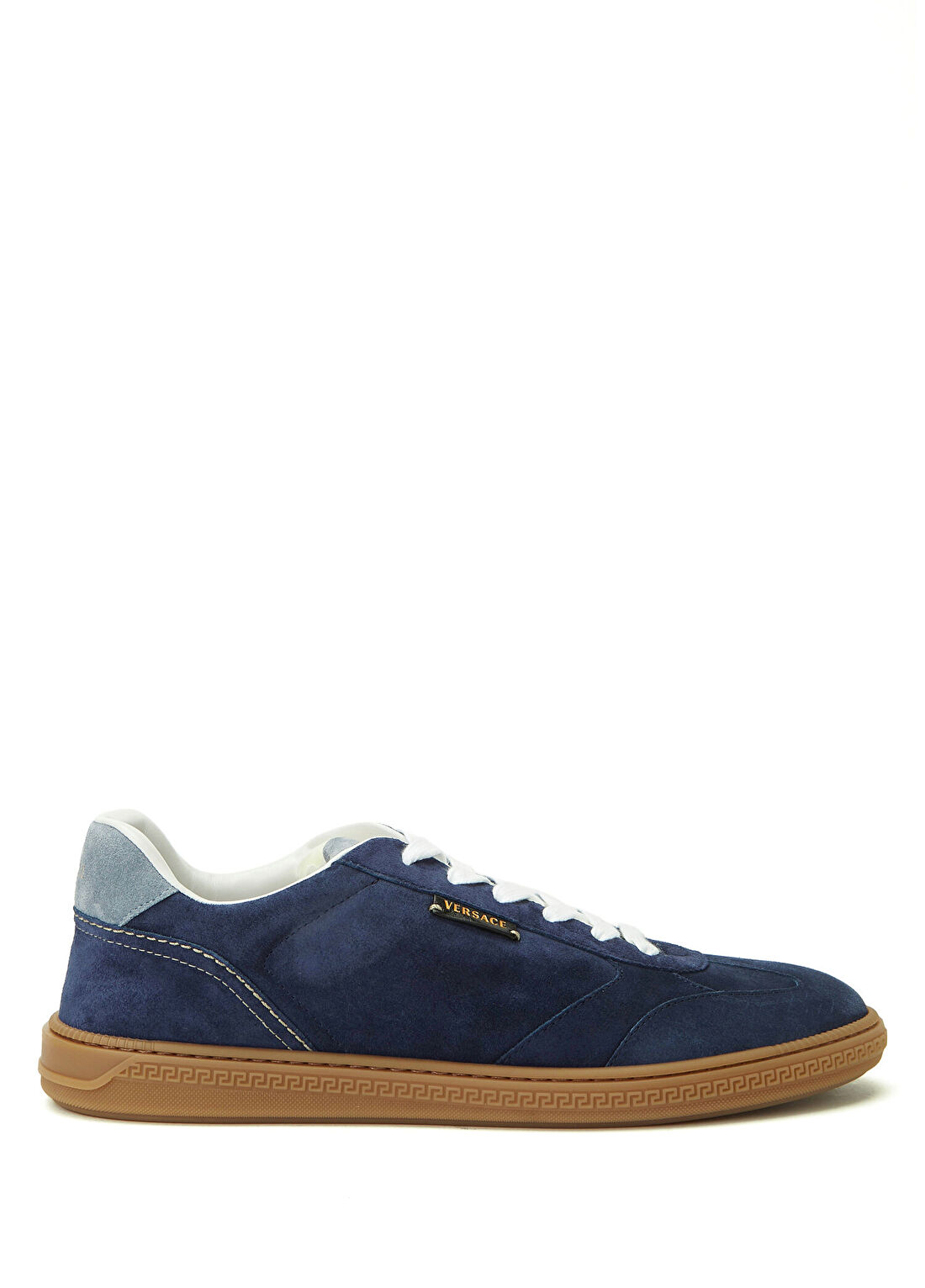 Versace Lacivert Erkek Deri Sneaker
