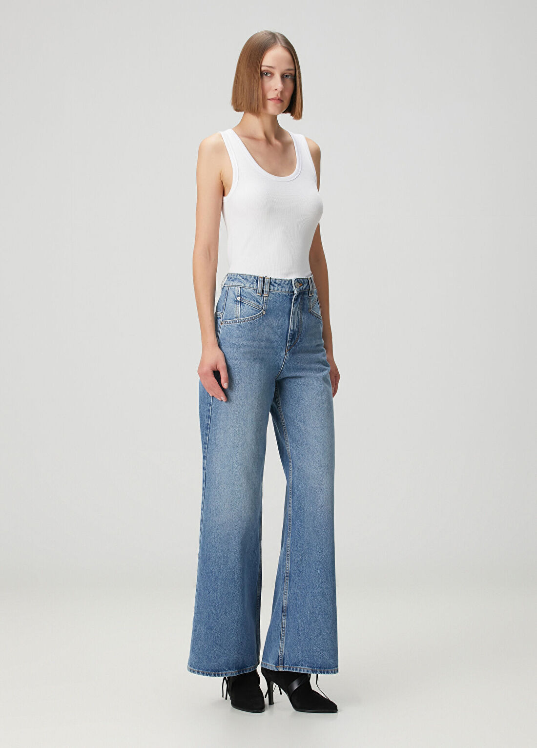 Isabel Marant Lemony Mavi Jean Pantolon