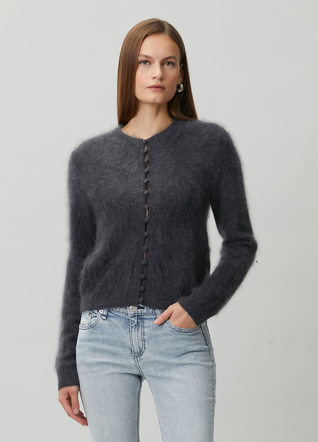 Rag&Bone Jada Antrasit Kaşmir Hırka