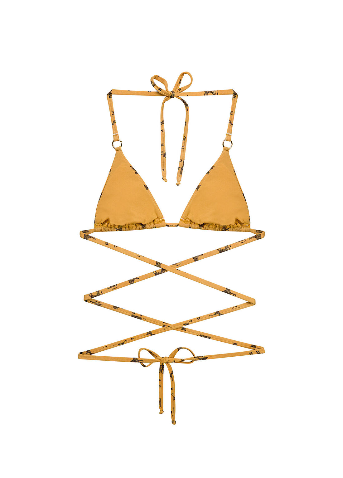 Fifth Sense Wild At Heart Hardal Rengi Kadın Bikini Üstü görsel 2