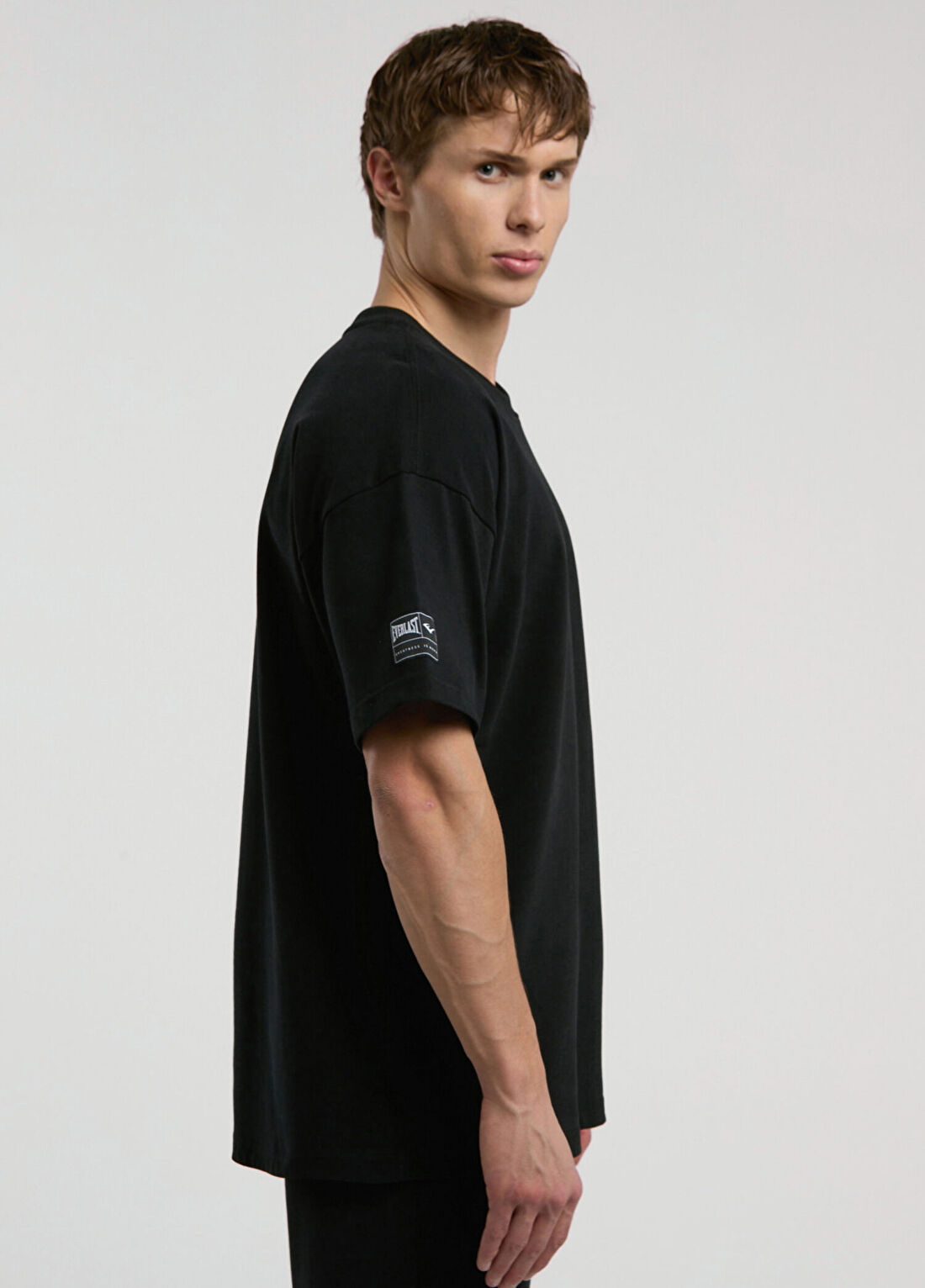 Everlast Ever Essentials Siyah Oversize Kısa Kollu Erkek T-Shirt görsel 3