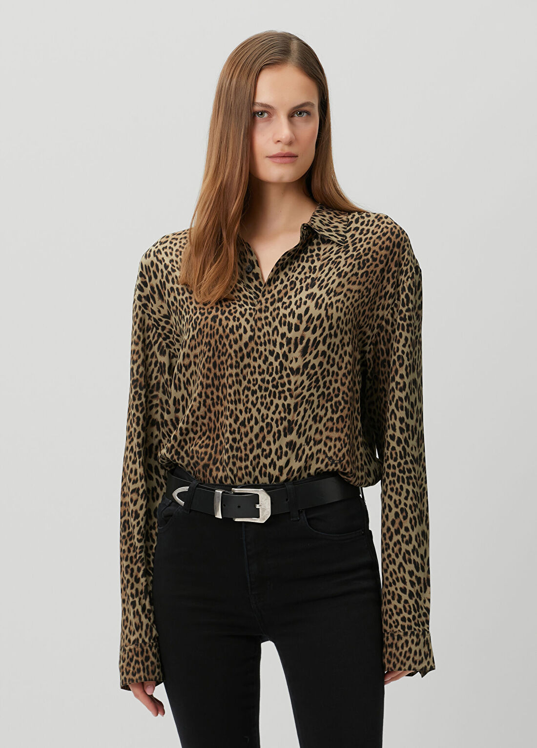 Zadig&Voltaire Tyric Leopar Desenli Gömlek