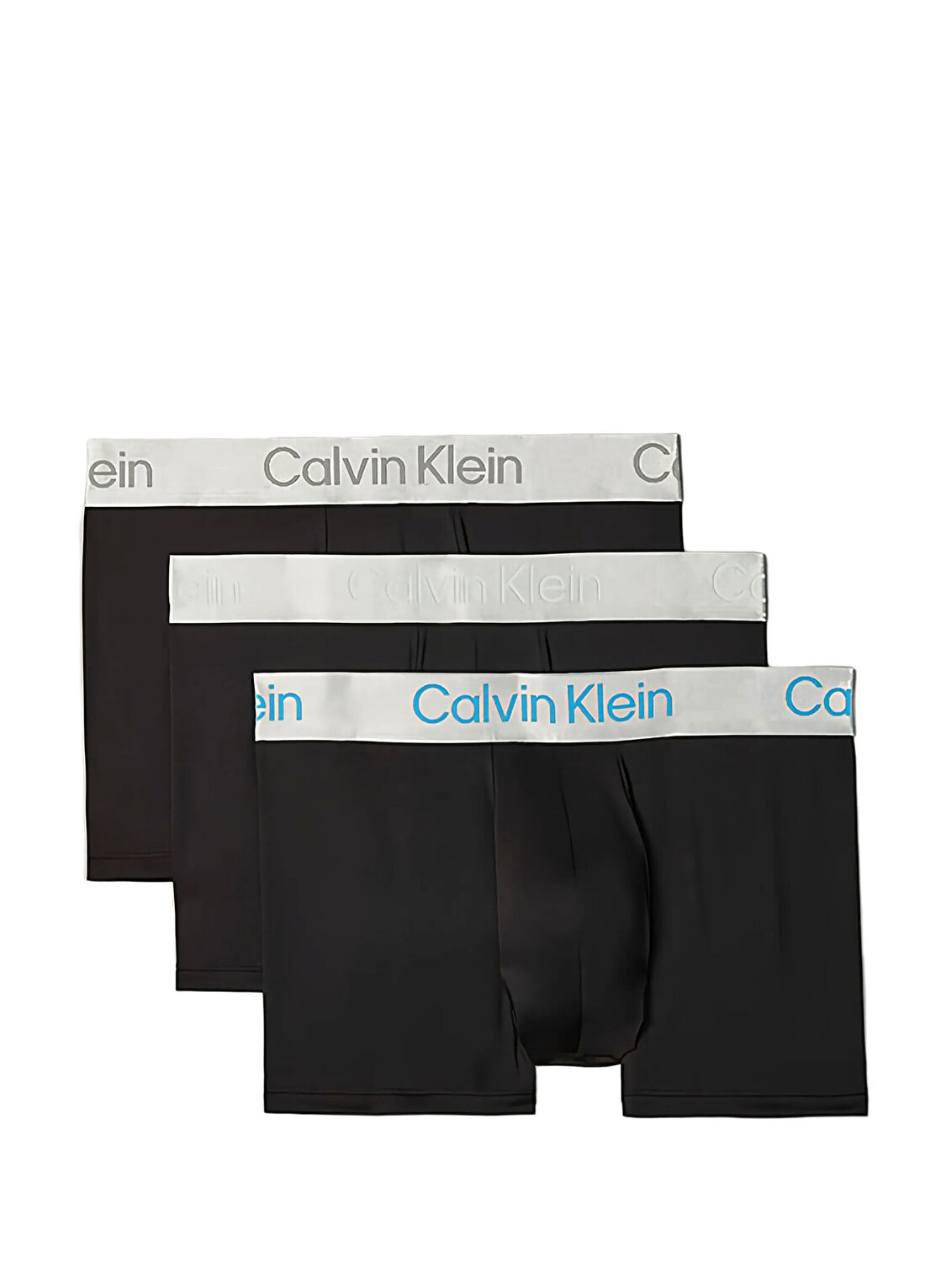 Calvin Klein Siyah 3lü Boxer Seti görsel 2