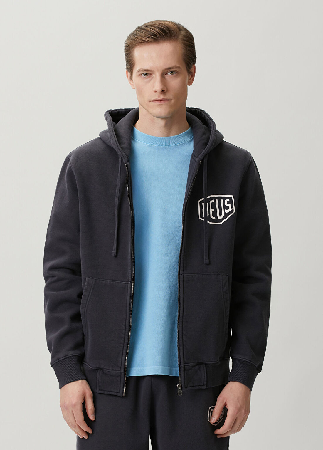 Deus Ex Machina Siyah Kapüşonlu Sweatshirt