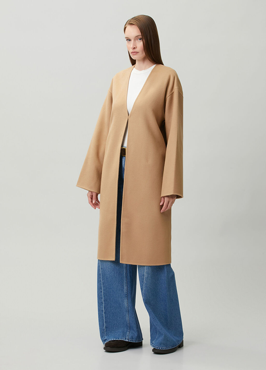 Lauren Ralph Lauren Camel Palto görsel 2