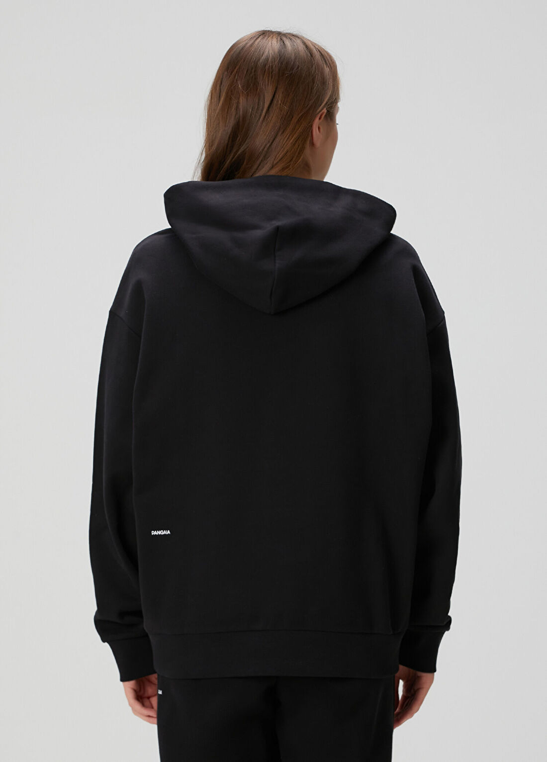 Pangaia Siyah Kapüşonlu Sweatshirt görsel 4