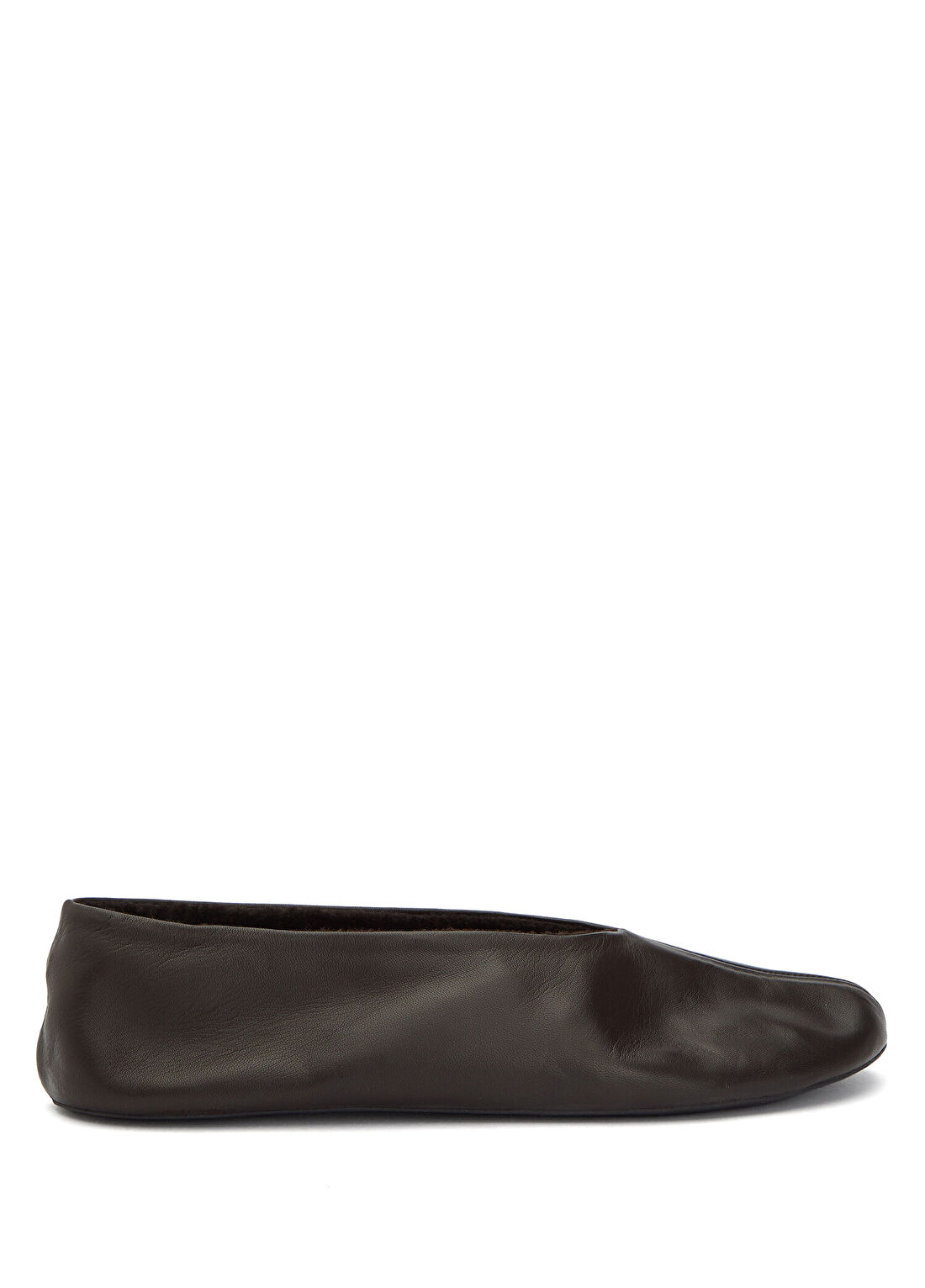 The Row Stella Koyu Kahverengi Deri Loafer