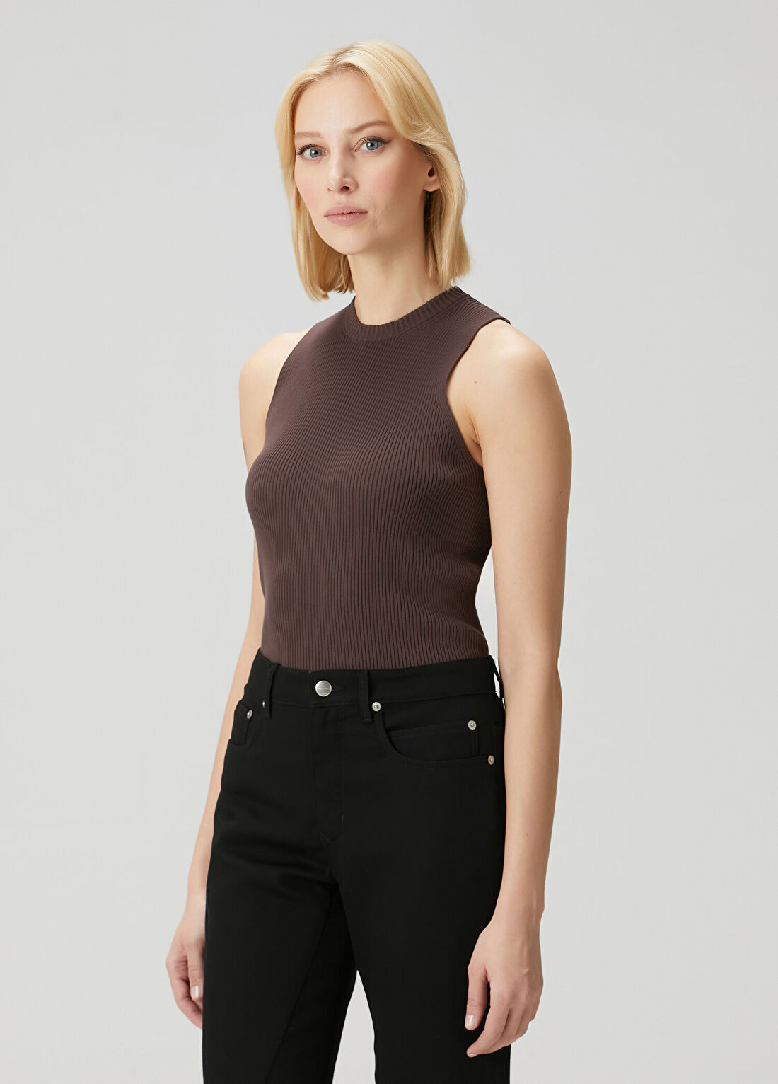 Rick Owens Bordo Triko görsel 3