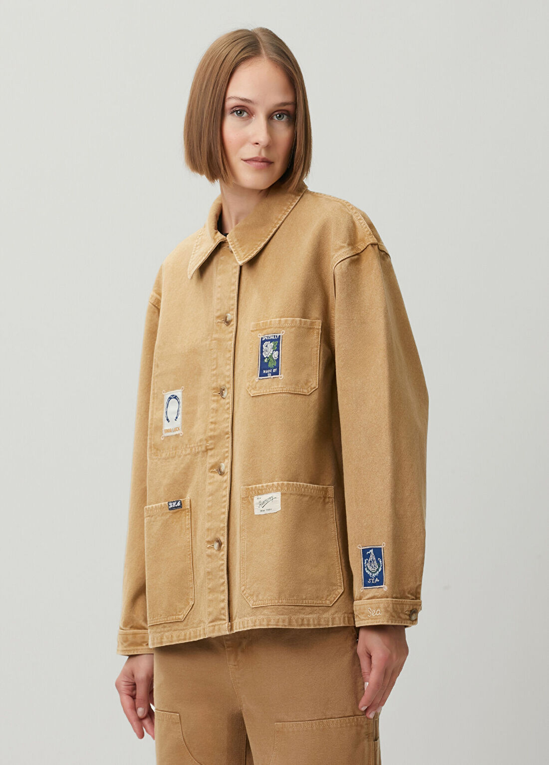Sea Winslow Camel Ceket görsel 3