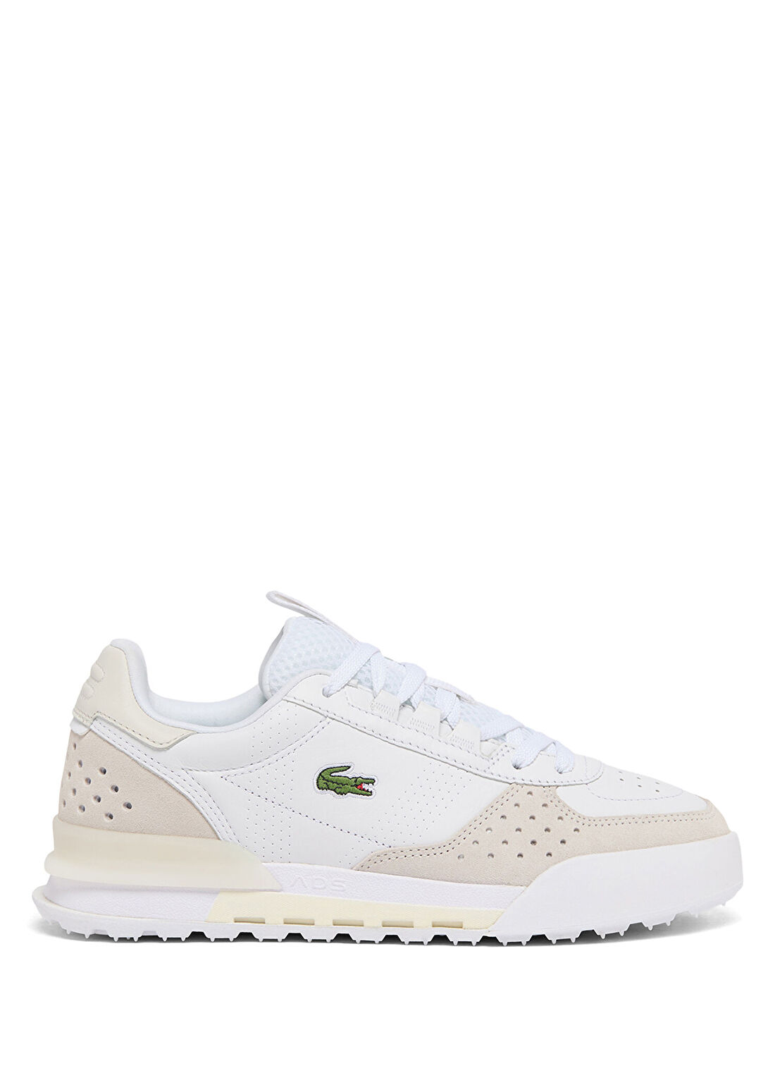 Lacoste Slam Break Beyaz Deri Süet Kadın Sneaker