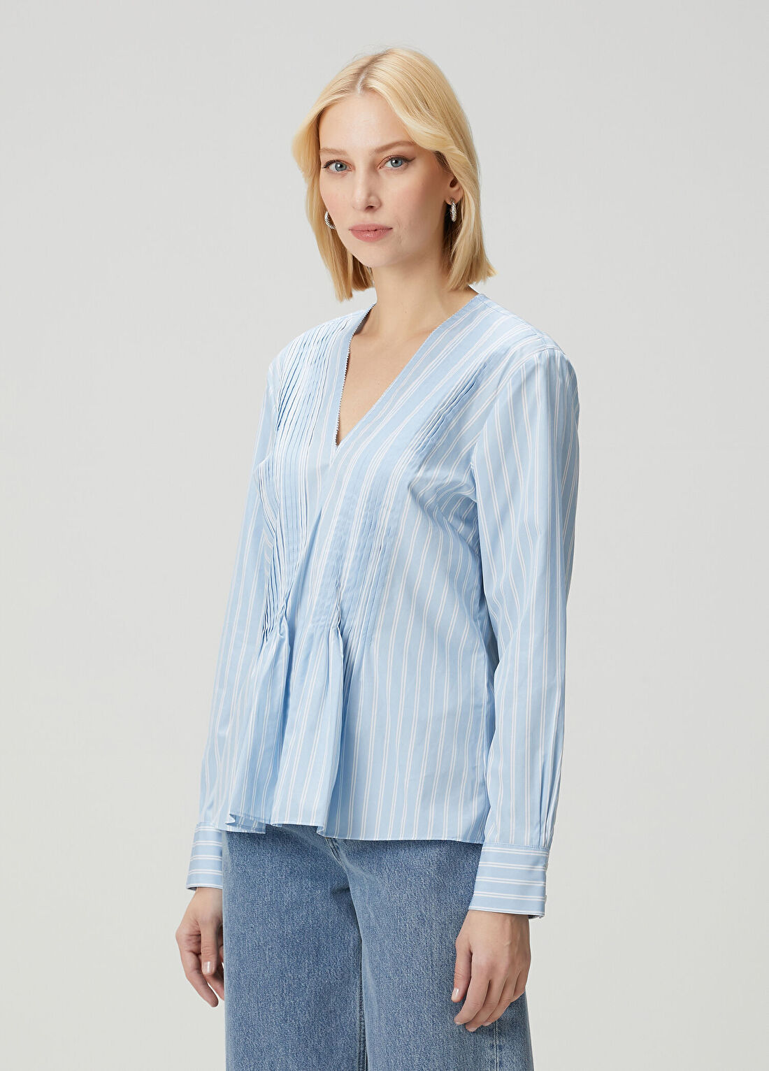 Rag&Bone Asher Mavi Çizgili Gömlek