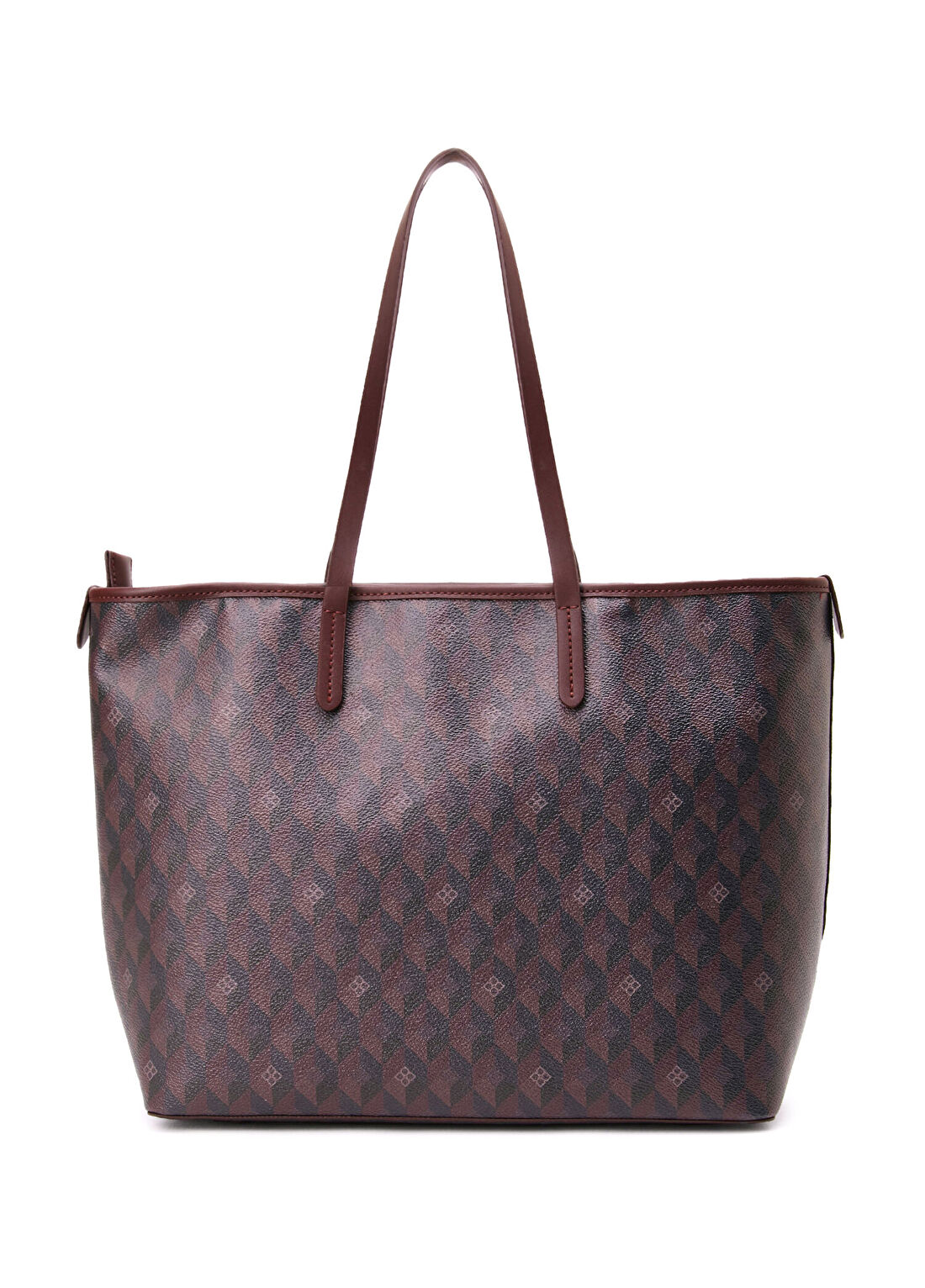 Beymen Bordo Monogram Kadın Alışveriş Çantası görsel 3