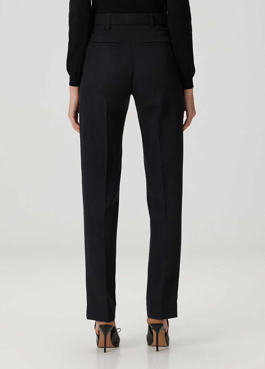 Jacquemus Lacivert Yün Pantolon görsel 4