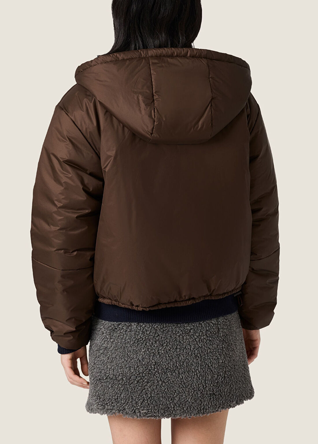 Miu Miu Cropped Kahverengi Kadın Ceket görsel 3