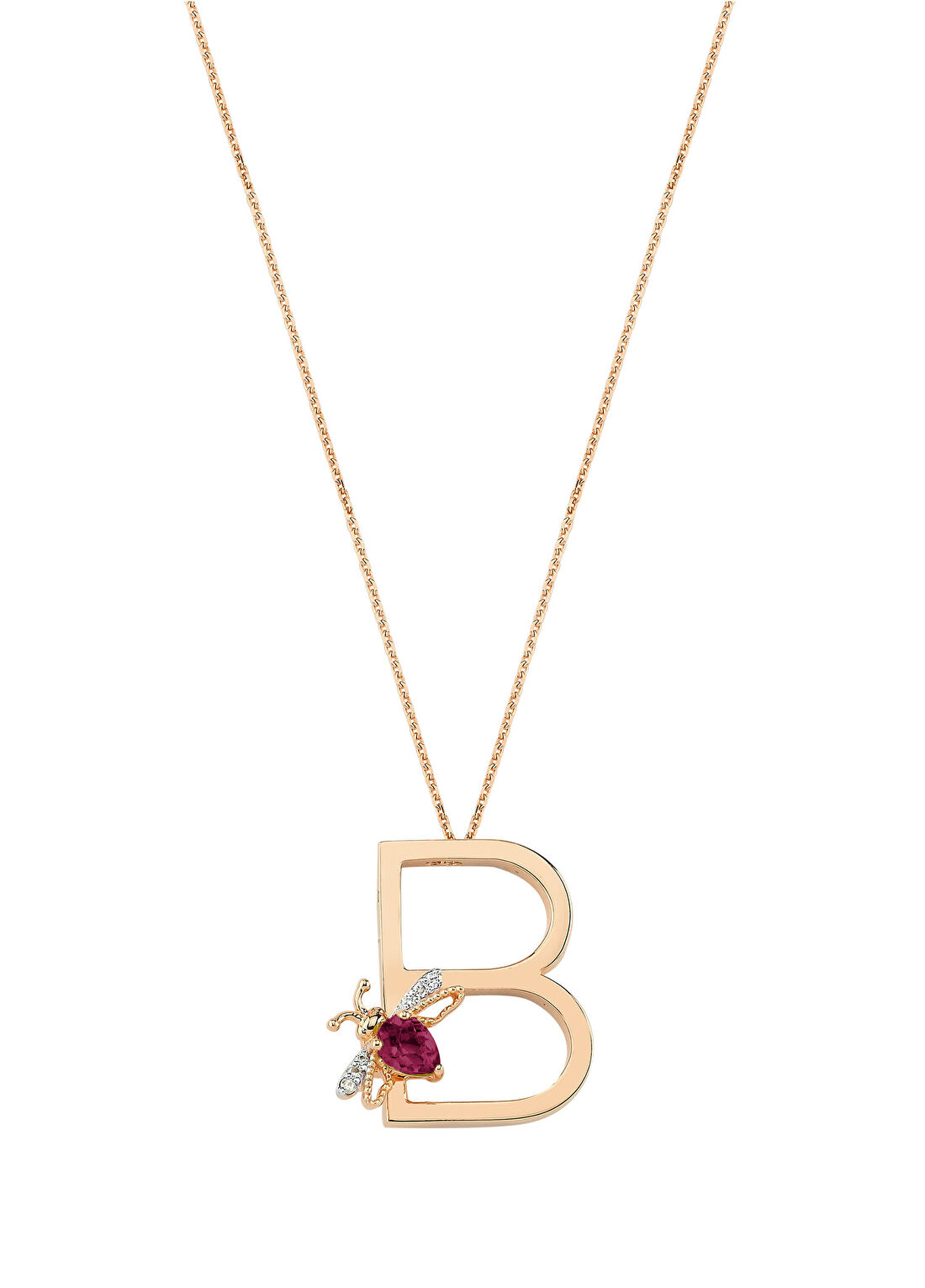 Bee Goddess Bee Kadın Altın Kolye