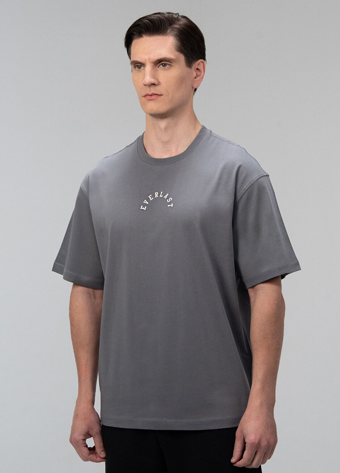Everlast Graphic Collection Koyu Gri Comfort Fit Kısa Kollu Erkek T-Shirt görsel 2