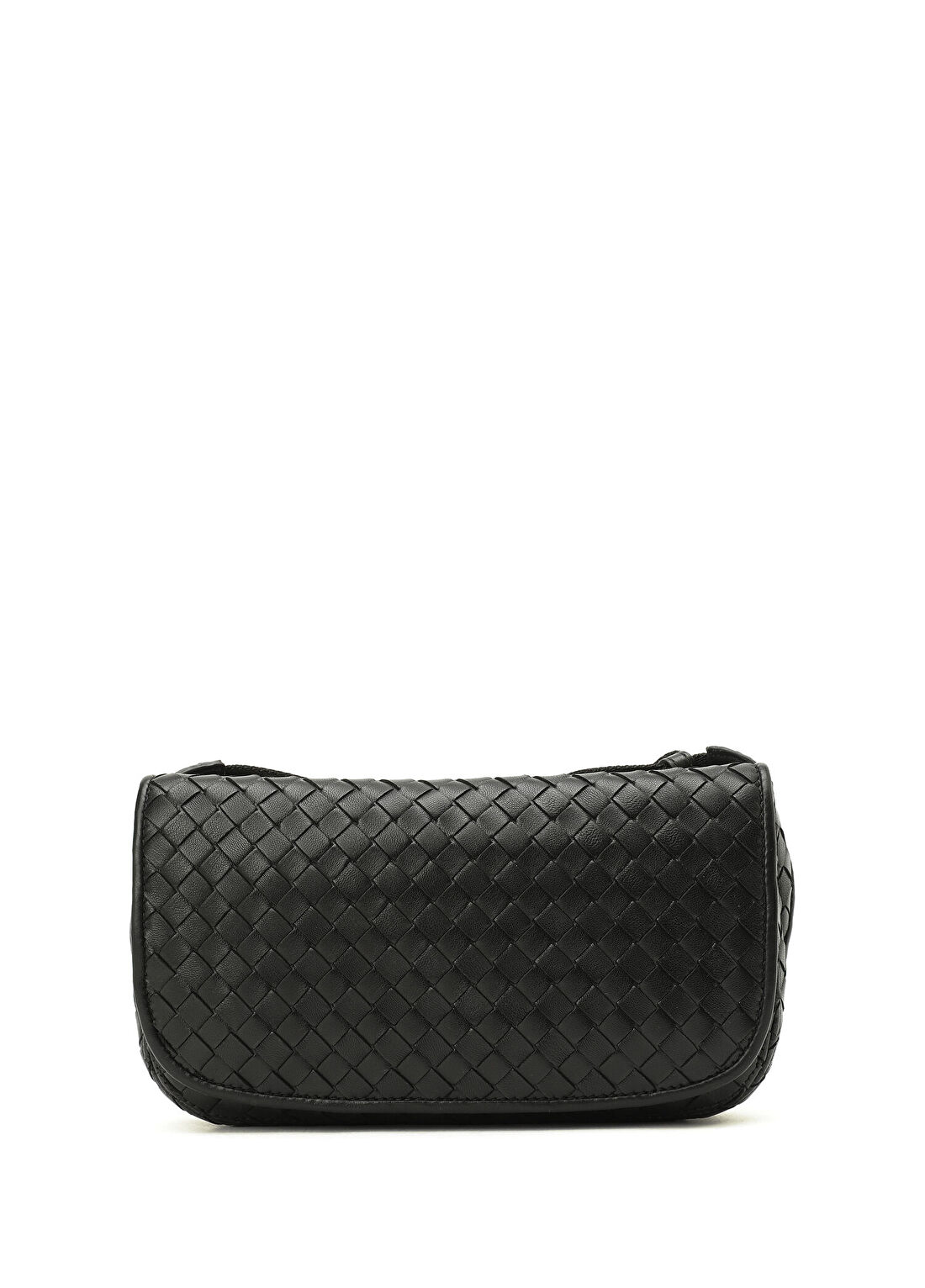 Bottega Veneta Veneto Siyah Erkek Deri Bel Çantası