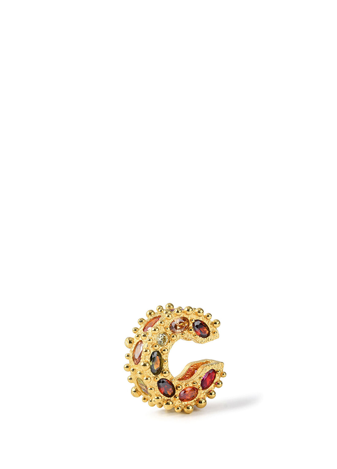 Mea Culpa Royal Ear Cuff Petite Flare 22 Ayar Altın Kaplama Kadın Kıkırdak Küpe