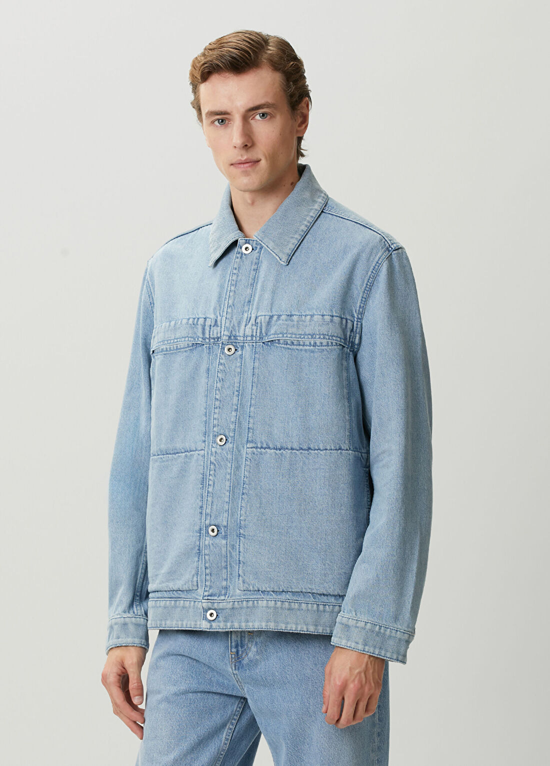Jil Sander Mavi Denim Ceket görsel 3
