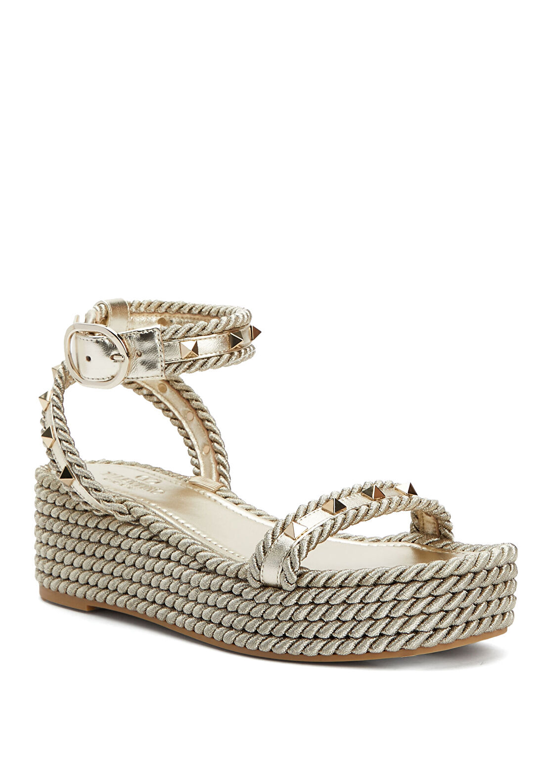 Valentino Garavani Rockstud Golf Kadın Deri Espadril görsel 2