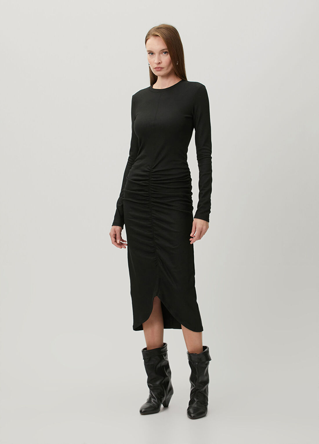 Marant Etoile Dylin Siyah Midi Elbise
