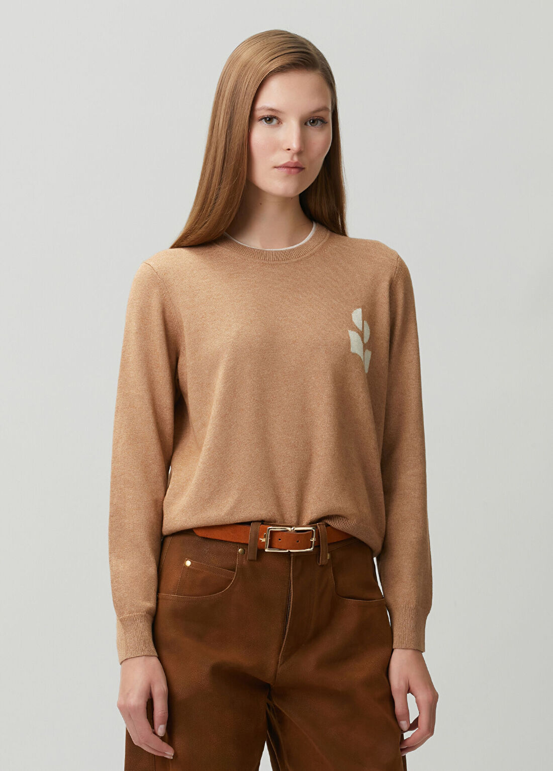 Marant Etoile Lanta Camel Triko görsel 3