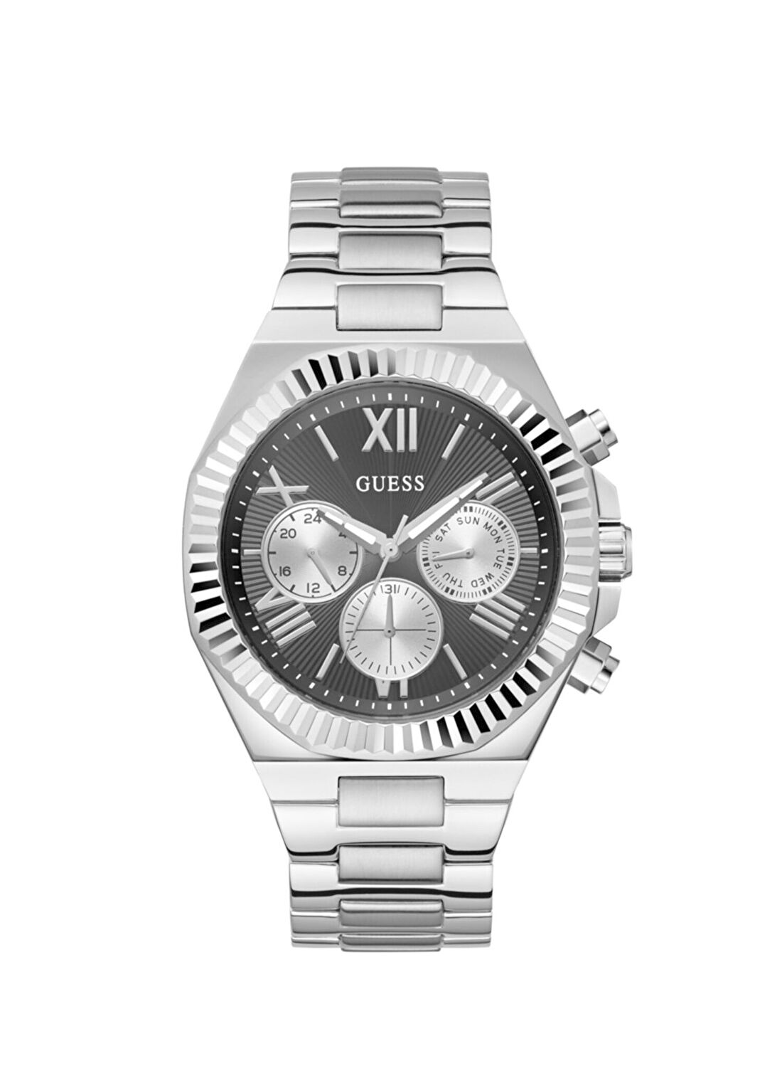 Guess GUGW0703G1 Metalik Gri Erkek Kol Saati