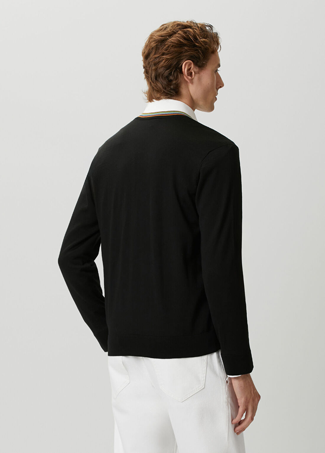 Paul Smith Siyah Merino Triko Hırka görsel 4