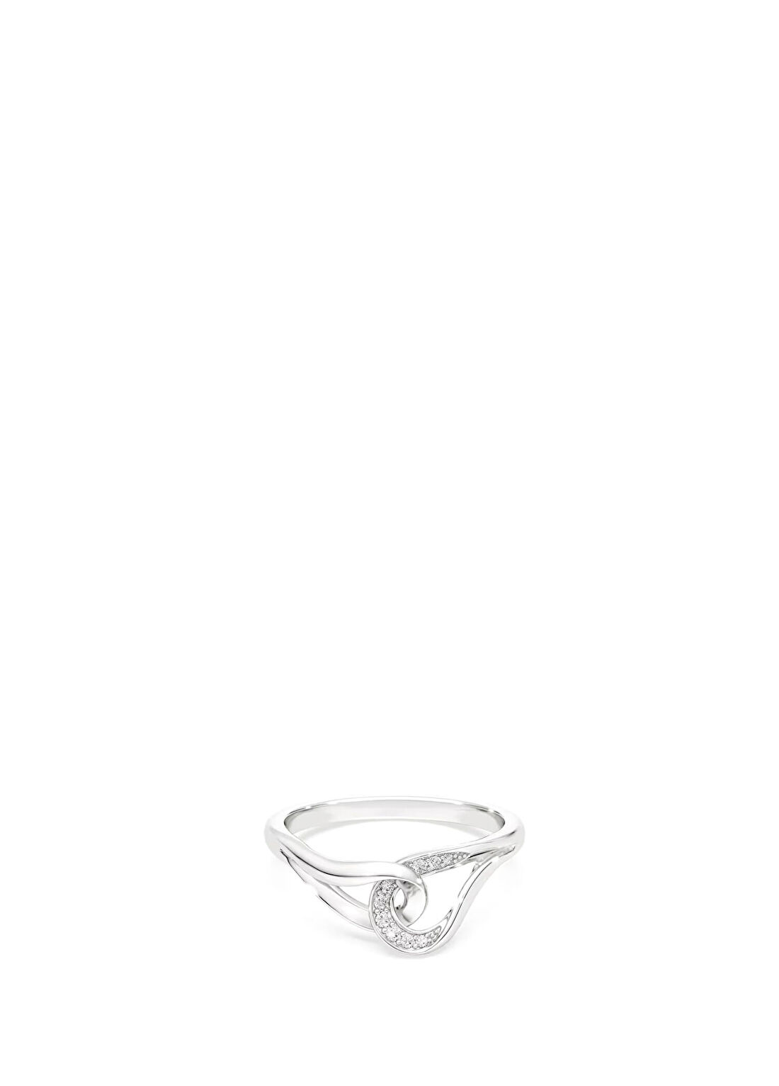 Swarovski Classıca Ring Sil Sis Beyaz Kadın Yüzük