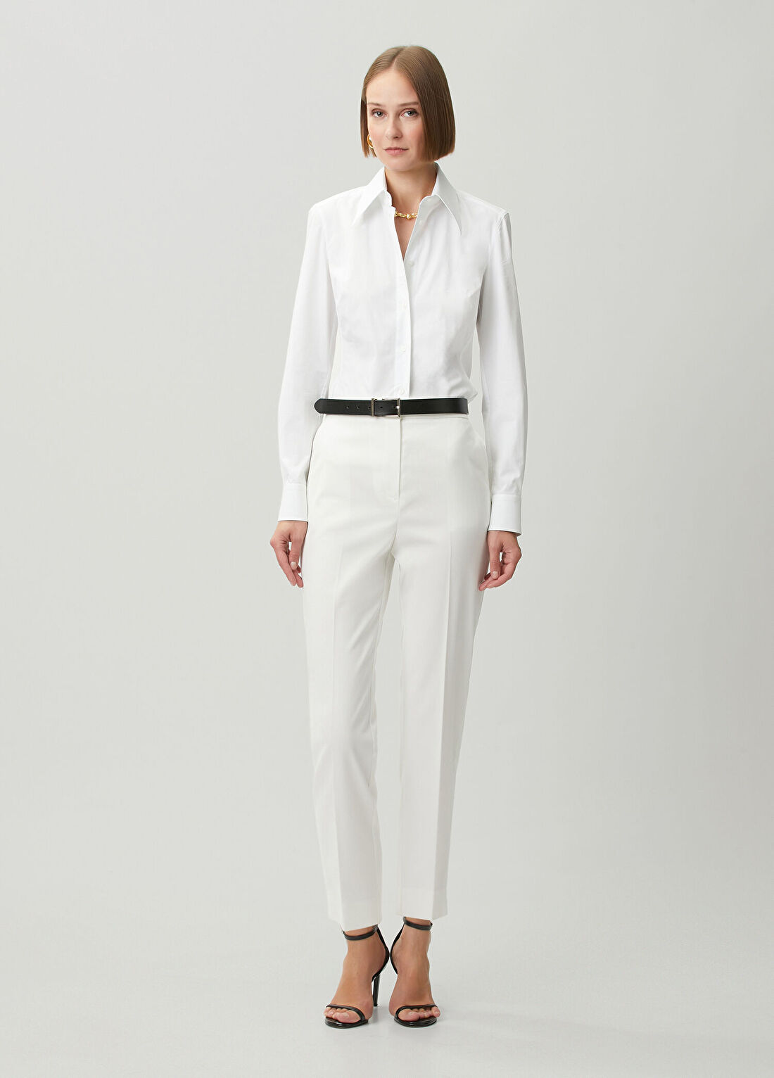 Dolce&Gabbana Fitted Beyaz Poplin Gömlek görsel 2