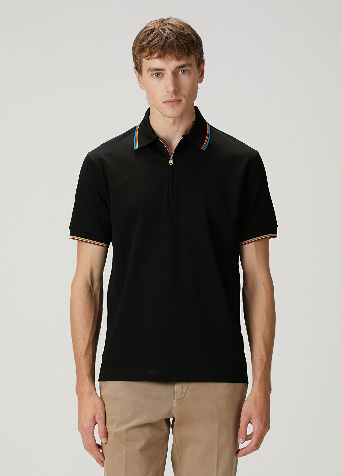 Paul Smith Siyah Polo Yaka T-shirt