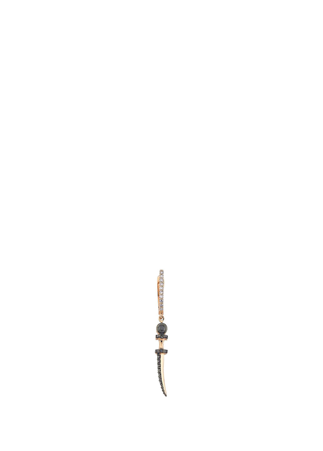 Bee Goddess Sword Kadın Altın Küpe görsel 2