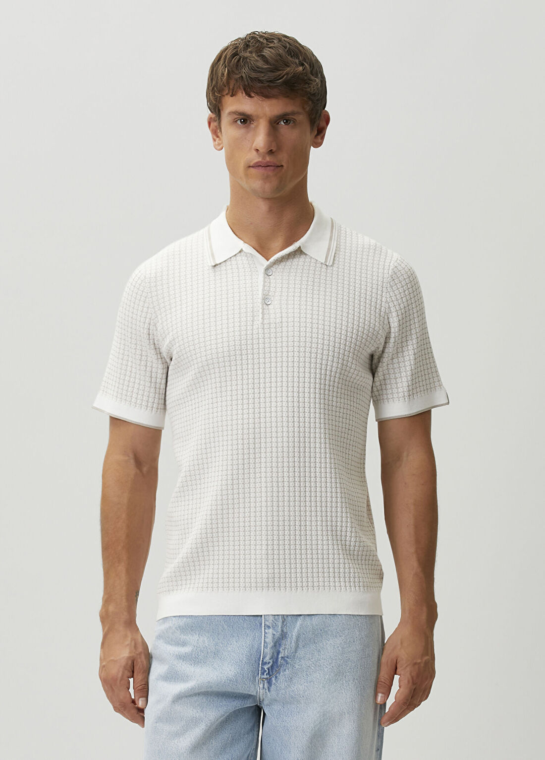Rag&Bone Ekru Polo Triko