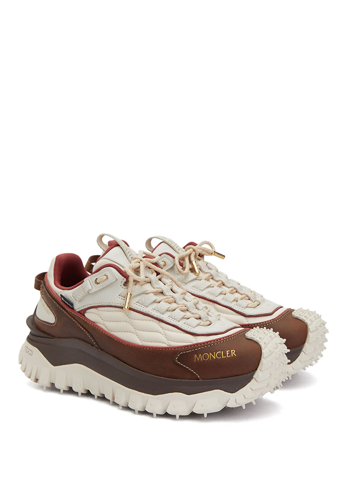 Moncler Çok Renkli Kadın Deri Sneaker görsel 2