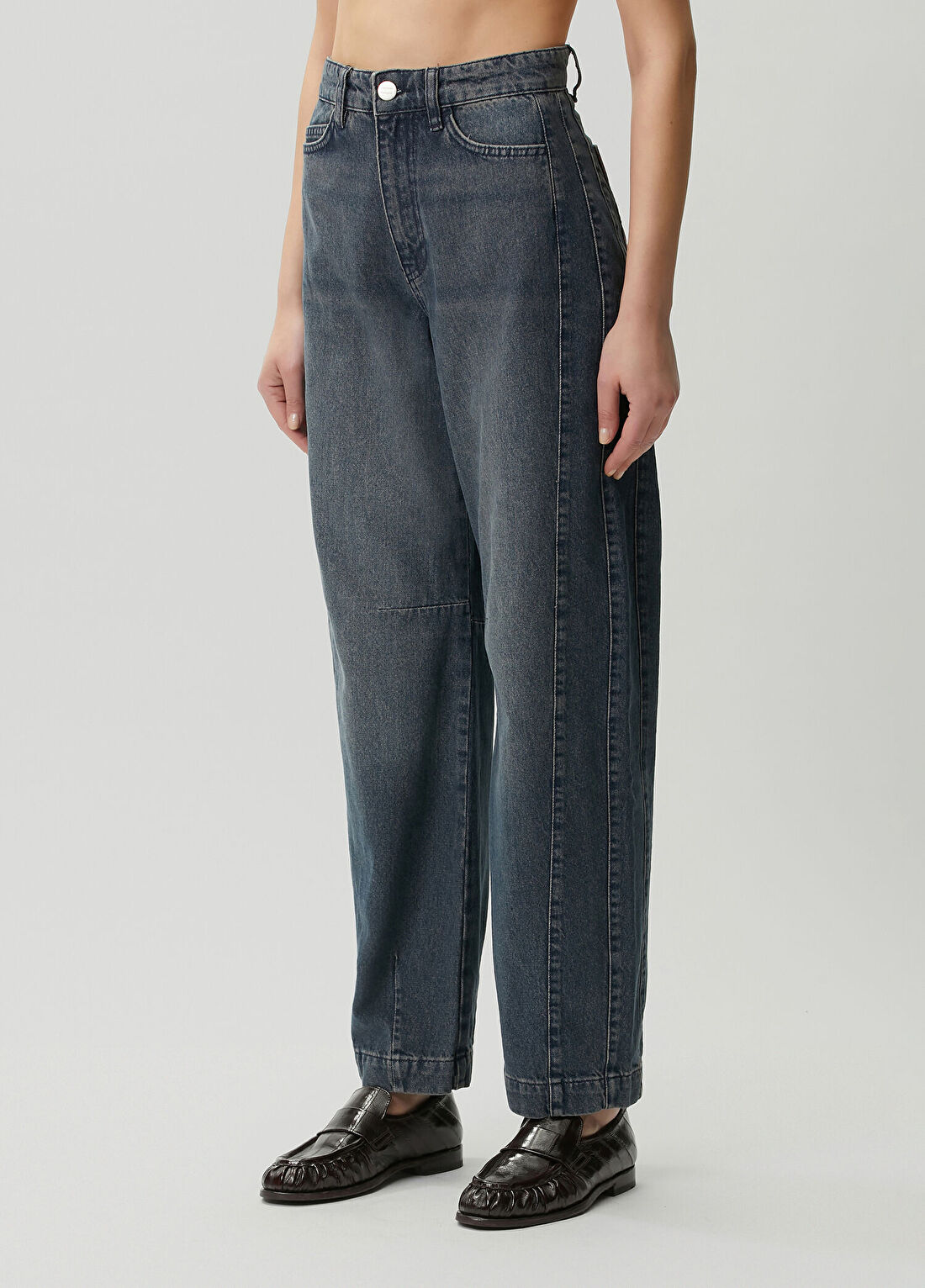 Damson Madder Neve Mavi Jean Pantolon görsel 2