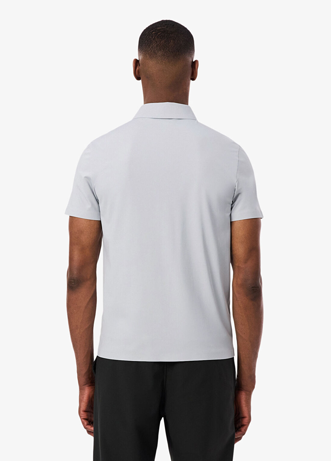Lacoste Gri Regular Fit Commuter Polo Yaka Kısa Kollu Erkek T-Shirt görsel 3