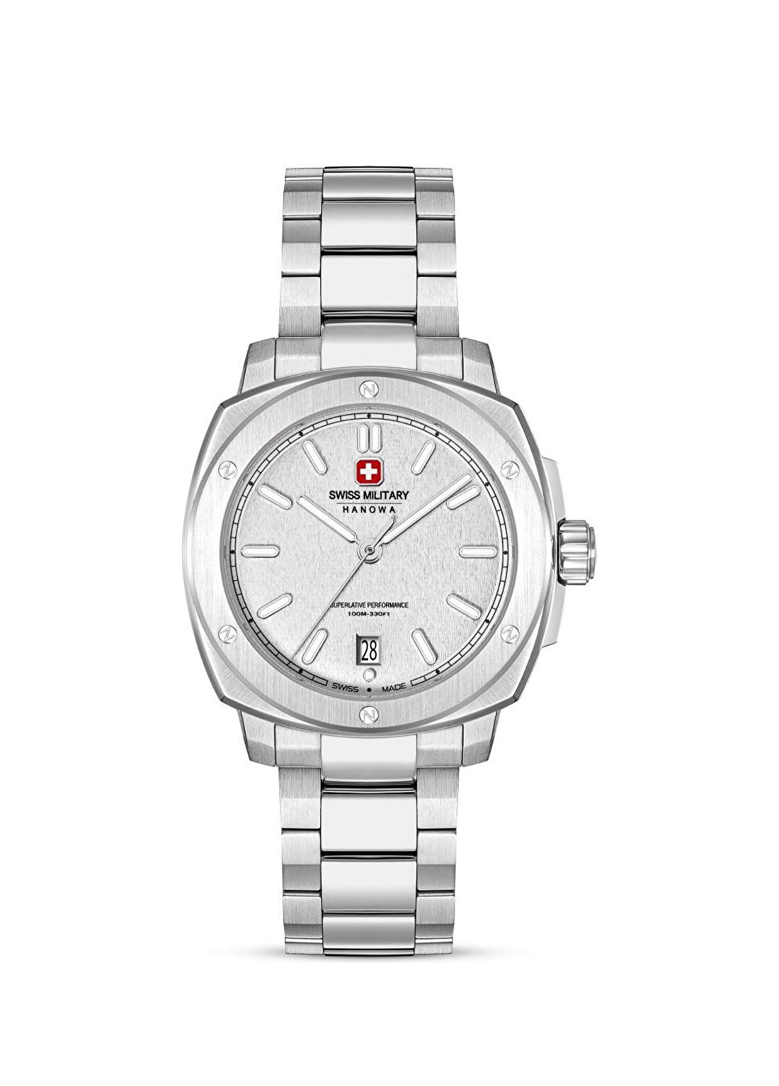 Swiss Military Hanowa SMWGH0006503 Gri Çelik Erkek Kol Saati