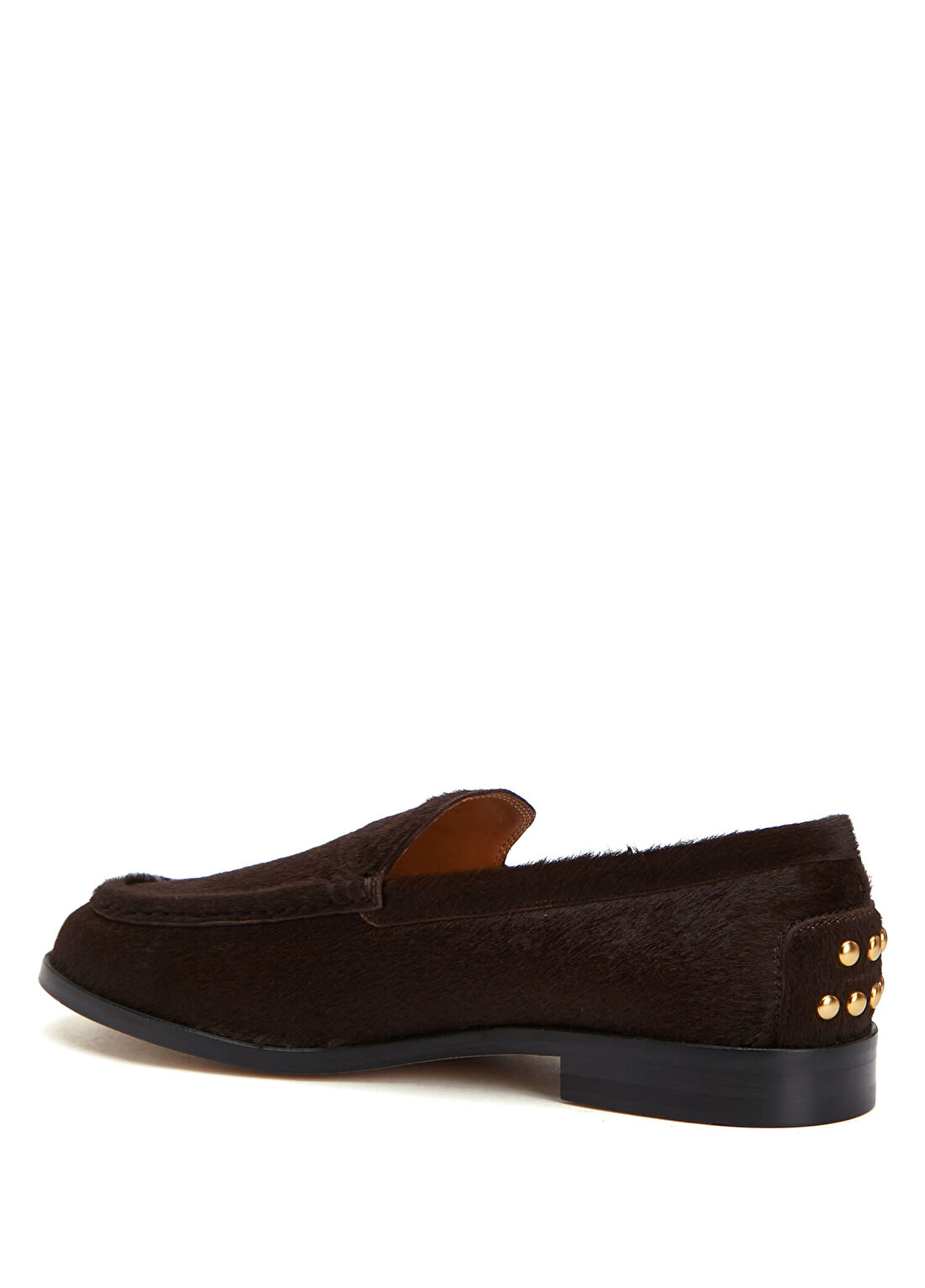 Tod's Koyu Kahverengi Kadın Deri Loafer görsel 3