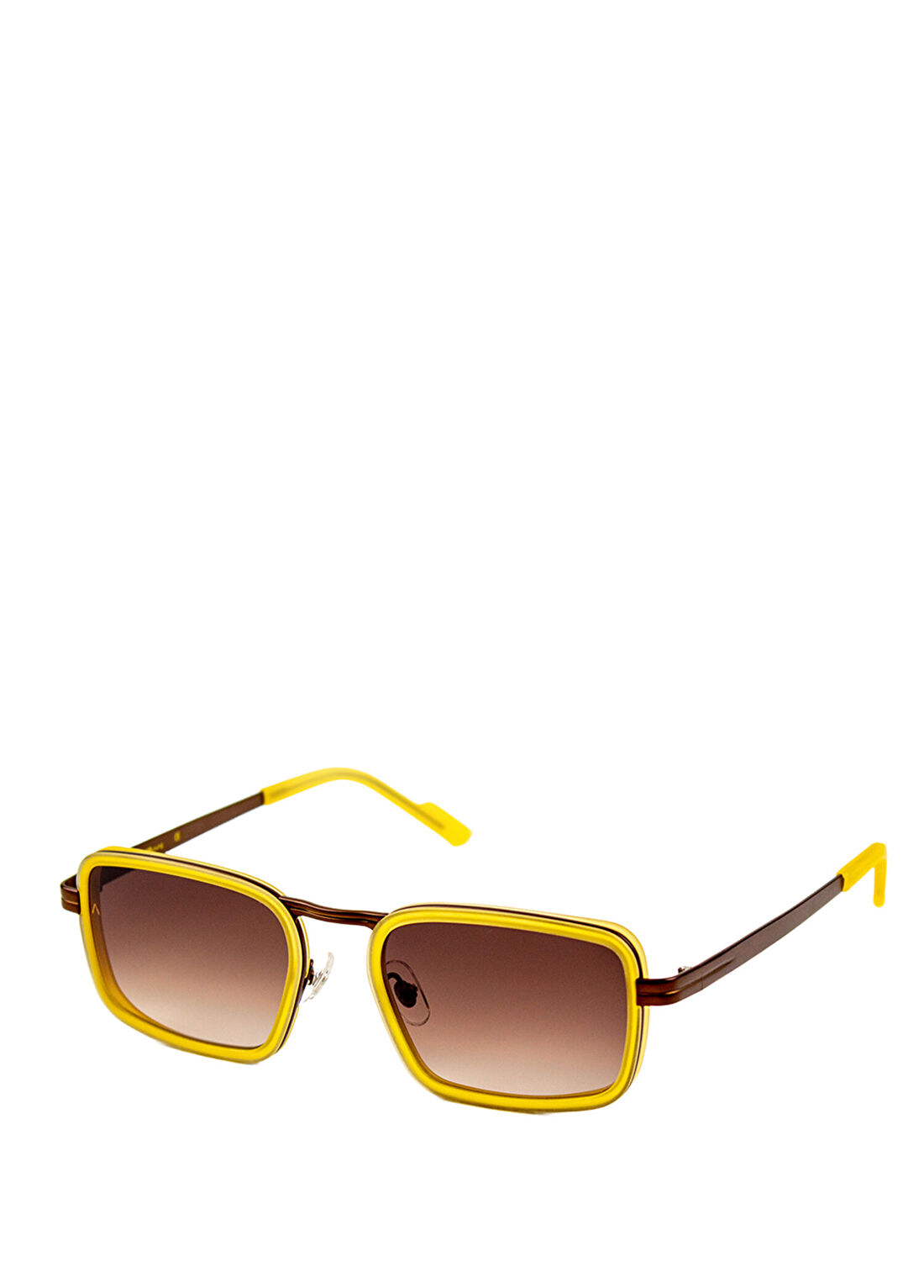 Adam Young AD 017 COL.07 Sarı Metal Unisex Güneş Gözlüğü görsel 3