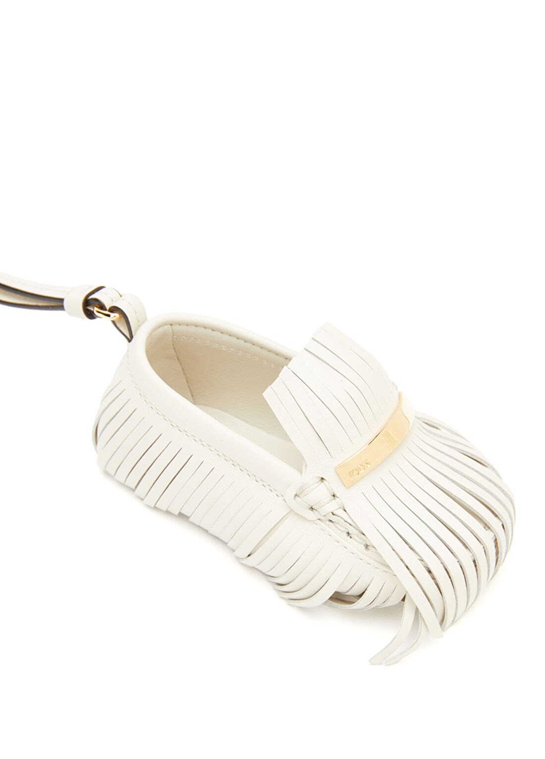 Tod's Beyaz Deri Çanta Aksesuarı görsel 4