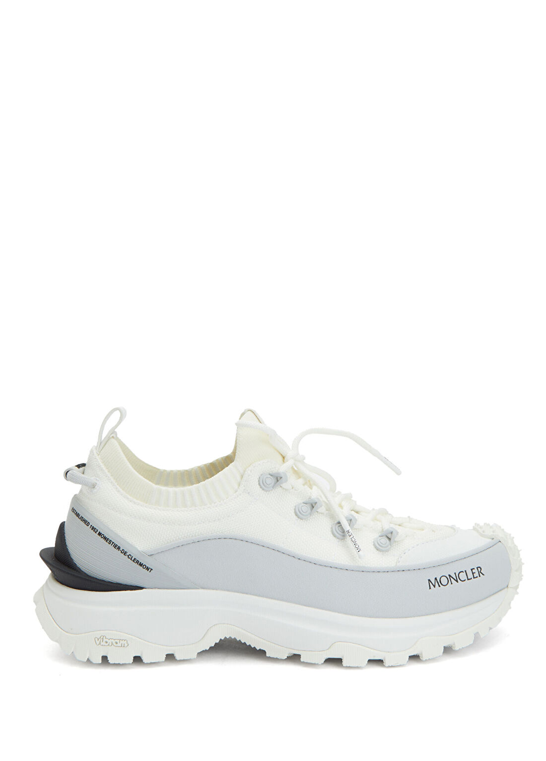 Moncler Beyaz Çorap Formlu Kadın Sneaker