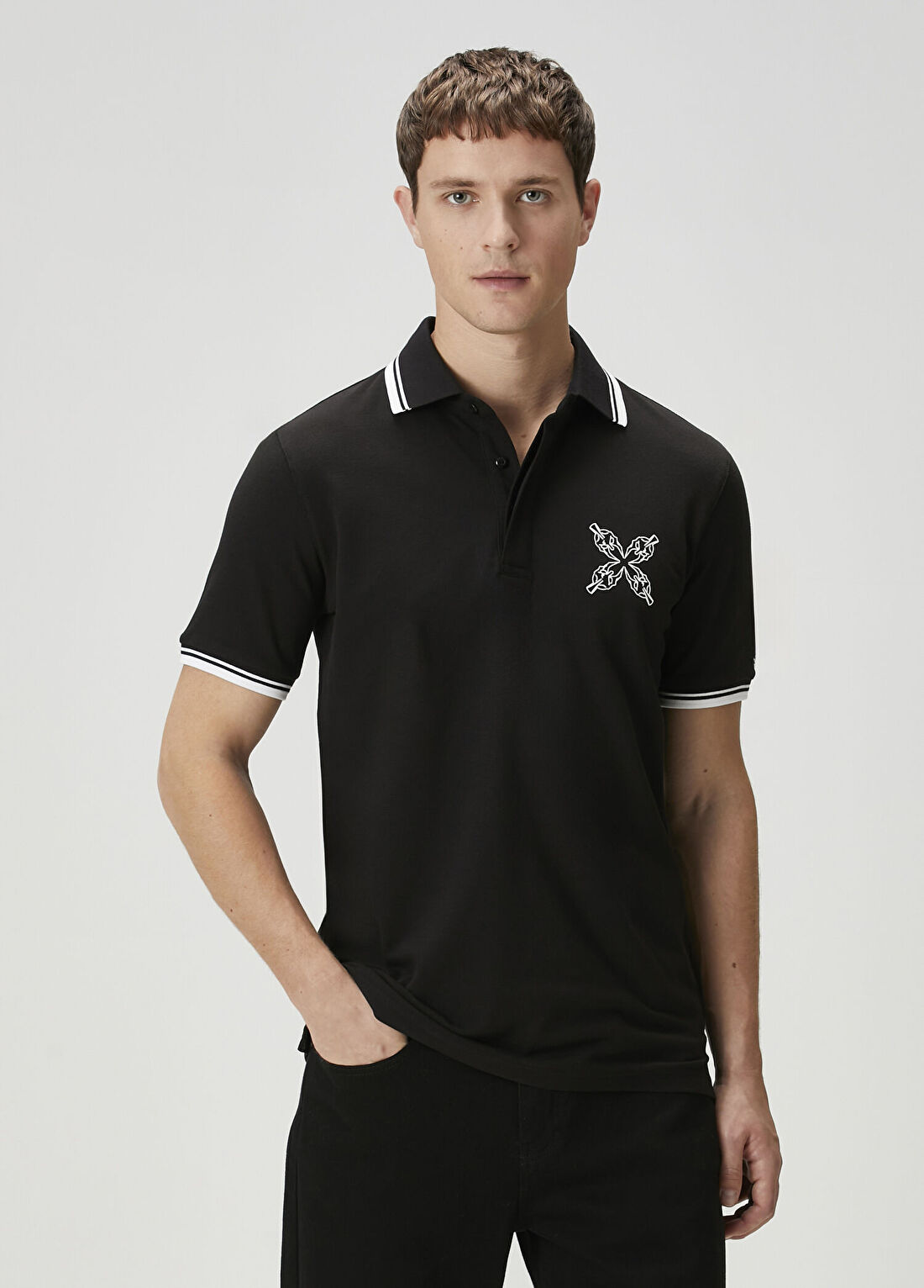 Bernotti Siyah Polo T-shirt